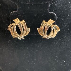 Elegant Givenchy Gold Earrings